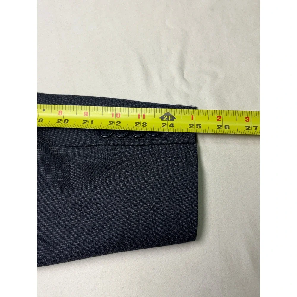 Canali  Mens Wool Suit Blazer Jacket Gray‎ Micro Check Italy 44R US 54 EU